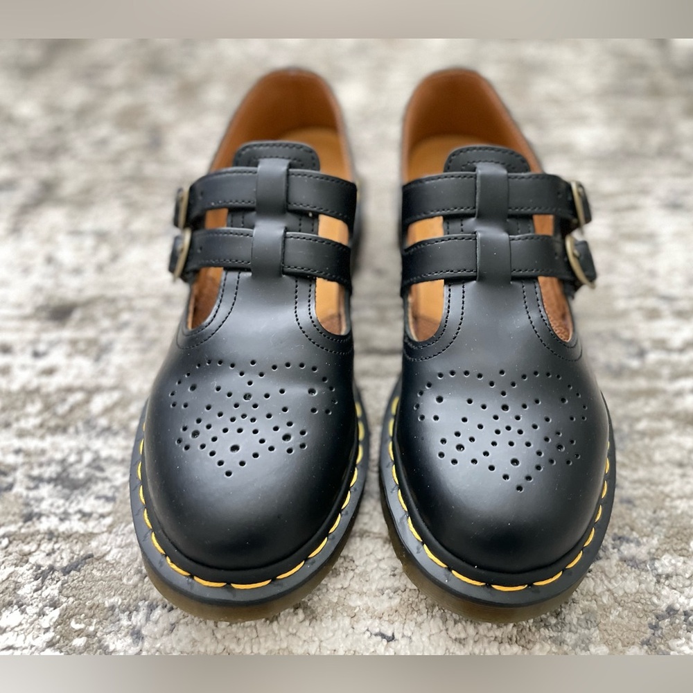 Dr Martens 8065 Mary Jane Size 8 Black Leather - Picture 4 of 9